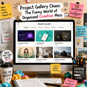 Project Gallery Chaos: The Funny World of Organized Creative Mess